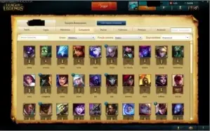 Conta League Of Legends GOLD V