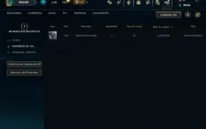 Unranked com 30 Champs e 2 Skins