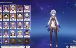 AR54 Ganyu, Venti, Klee, Keqing, Qiqi + Espinha Celestial