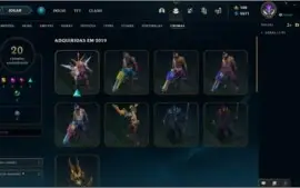 Conta LVL 154 com 310 skins