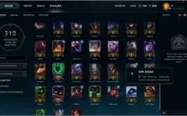 CONTA - 79 CHAMPS - 19 SKINS - PRATA