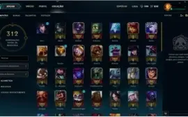 CONTA - 79 CHAMPS - 19 SKINS - PRATA