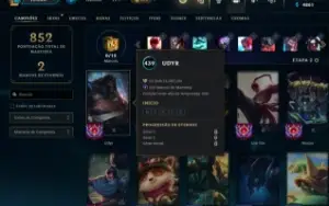 Conta TOP 1 Udyr 4.8kk maestria