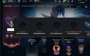 Unranked com TODOS os champs e 257 Skins ( JG / TOP )