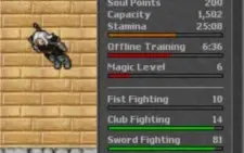 Vendo Conta Tibia com 15 dias p.a