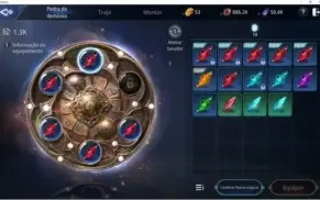 Conta LV 58 (58K POWER) + PET VERMELHO. (DIABINHA)