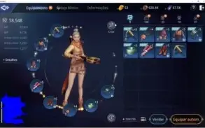 Conta LV 58 (58K POWER) + PET VERMELHO. (DIABINHA)