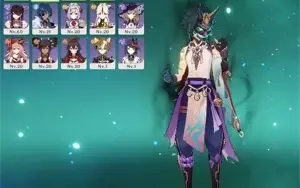 Conta Genshin Impact NA AR30  Xiao + Lança de Jade