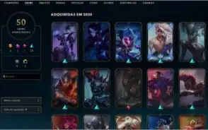 Conta de lol d4 60% win (sair rapido)