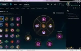 CONTA LEAGUE OF LEGENDS PLATINA 134 SKINS (4 ULTIMATE)