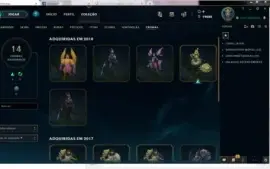 CONTA LEAGUE OF LEGENDS PLATINA 134 SKINS (4 ULTIMATE)