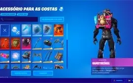 conta de fortnite, passe atual skins raras e FULL ACESSO