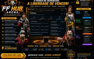 Painel FF Hub Arena (Free Fire)