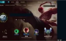 CONTA DIAMANTE IV / TODOS OS CHAMPIONS / 65 SKINS