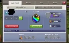 Clash of clans cv 8 - semifull, baratinho