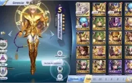 SAINT SEIYA AWAKENING - COM GEMAS AVANÇADAS E LIVROS