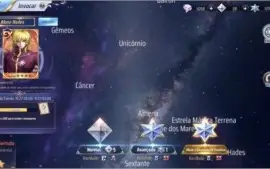 SAINT SEIYA AWAKENING - COM GEMAS AVANÇADAS E LIVROS