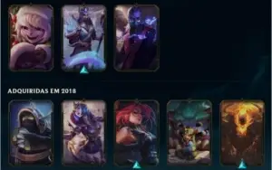 CONTA LEAGUE OF LEGENDS 60 SKIN 125 CAMPEOS FULL ACESSO