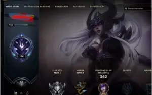 CONTA LEAGUE OF LEGENDS 60 SKIN 125 CAMPEOS FULL ACESSO