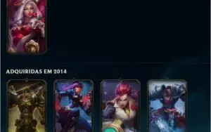 CONTA LEAGUE OF LEGENDS 60 SKIN 125 CAMPEOS FULL ACESSO