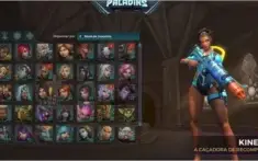 CONTA PALADINS LVL 385 555 SKINS