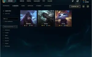 CONTA LOL GOLD 2 (EX PLATINA) 167 SKINS+++