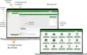 Wasender + Licenças vitalício - Versão 3.5 - 2024
