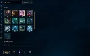 CONTA UNRANKED LVL 21 COM 21 SKINS, FRAGMENTOS E ETERNOS