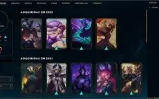 Conta de lol lvl 30, 21 skin, 35 champs e skin vitoriosa