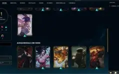 Conta de lol lvl 30, 21 skin, 35 champs e skin vitoriosa