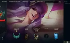 Conta de lol lvl 30, 21 skin, 35 champs e skin vitoriosa