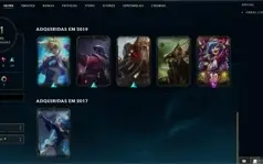 Conta de lol lvl 30, 21 skin, 35 champs e skin vitoriosa