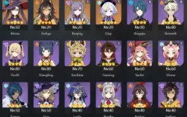 AR55, 18T5 Hutao C1 + Bis, Yelan + Bis, Cyno + Bis, Lyney...