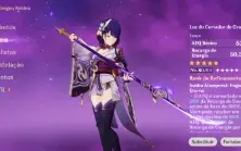 Conta Genshin Ar55 / 13X6★ / Yae + Bis / Shogun + Bis E Mais