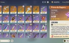 Conta Genshin Ar55 / 13X6★ / Yae + Bis / Shogun + Bis E Mais