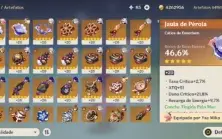 Conta Genshin Ar55 / 13X6★ / Yae + Bis / Shogun + Bis E Mais