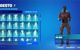 Conta Fortnite com Travis Scott / Batida Potente / Out West