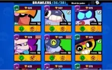 Brawl stars nvl 194 36 brawl, muitos nvl max, 20k de troféus
