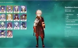 Conta AR 47 (Kazuha + Mona + Keqing)