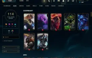 Conta Com Black Alistar (Alistar Negro) Skin Mais Rara