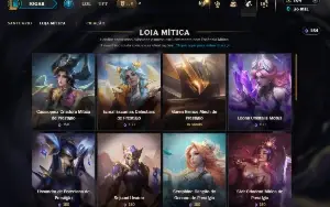 Conta League of Legends -  560 Skins