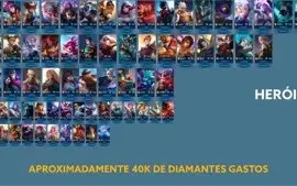 Aproxim. + de 40mil de Diamantes gastos
