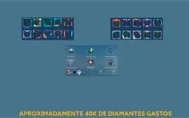 Aproxim. + de 40mil de Diamantes gastos