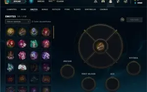 Conta Platina 4 com 30 Champs e 5 Skins + 1 Fragmento