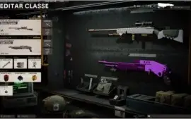 Conta COD Cold War Bem upada com algumas armas diamantadas