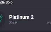 Conta LOL Platina 2 MMR ÓTIMO.