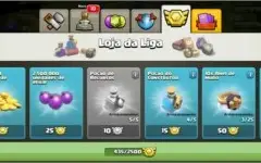 Clash of clans (cv10) com conta do Royale rei 11 arena 13