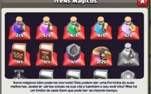 Clash of clans (cv10) com conta do Royale rei 11 arena 13