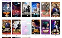 Pack Canva Gospel Stories e Cartazes Vol 1 - 22 Artes