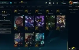 Conta Lol  gold1 season passada parou plat 4